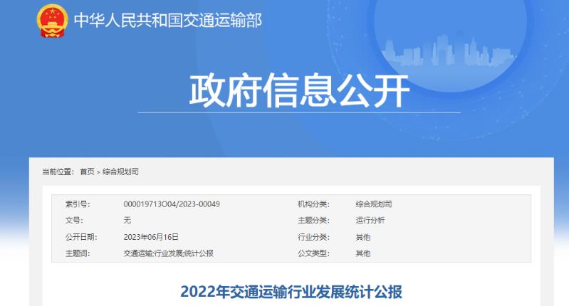 2022年交通运输行业发展统计公报.jpg